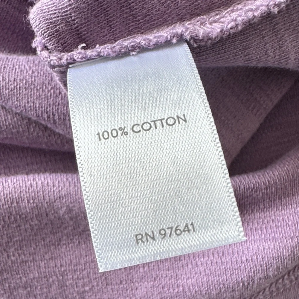 J.Jill Pure Jill Cotton V-Neck Short Sleeve Violet - XL NWT - Picture 6 of 9